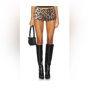 Leopard Print Women's Shorts